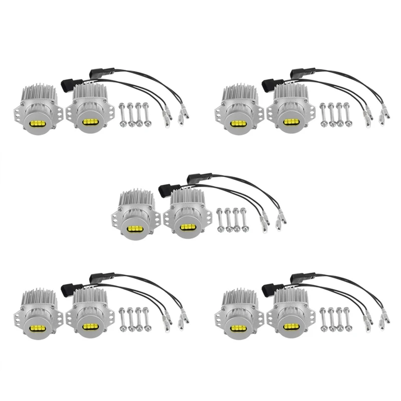 10Pcs Angel Eyes Canbus 80W LED Headlight Marker Light Bulbs Error Free For -BMW E90 E91 3 Series 2005-2008 Super White
10Pcs Angel Eyes Canbus 80W LED Headlight Marker Light Bulbs Error Free For -BMW E90 E91 3 Series 2005-2008 Super White
