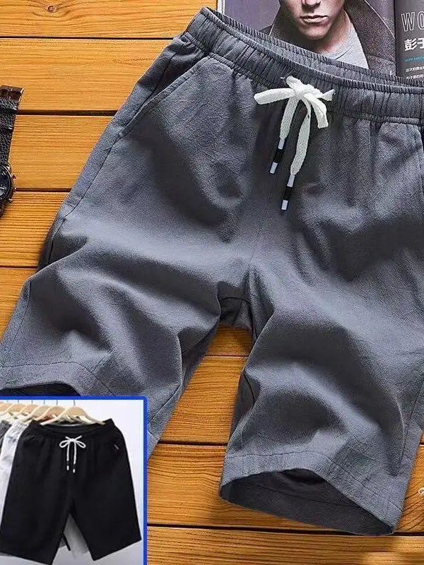 Summer Casual Cotton Linen Men's Shorts Five-Point Beach Pants Loose Fit City Walk mid Waist Pocket Pure Color Large Size
Summer Casual Cotton Linen Men's Shorts Five-Point Beach Pants Loose Fit City Walk mid Waist Pocket Pure Color Large Size