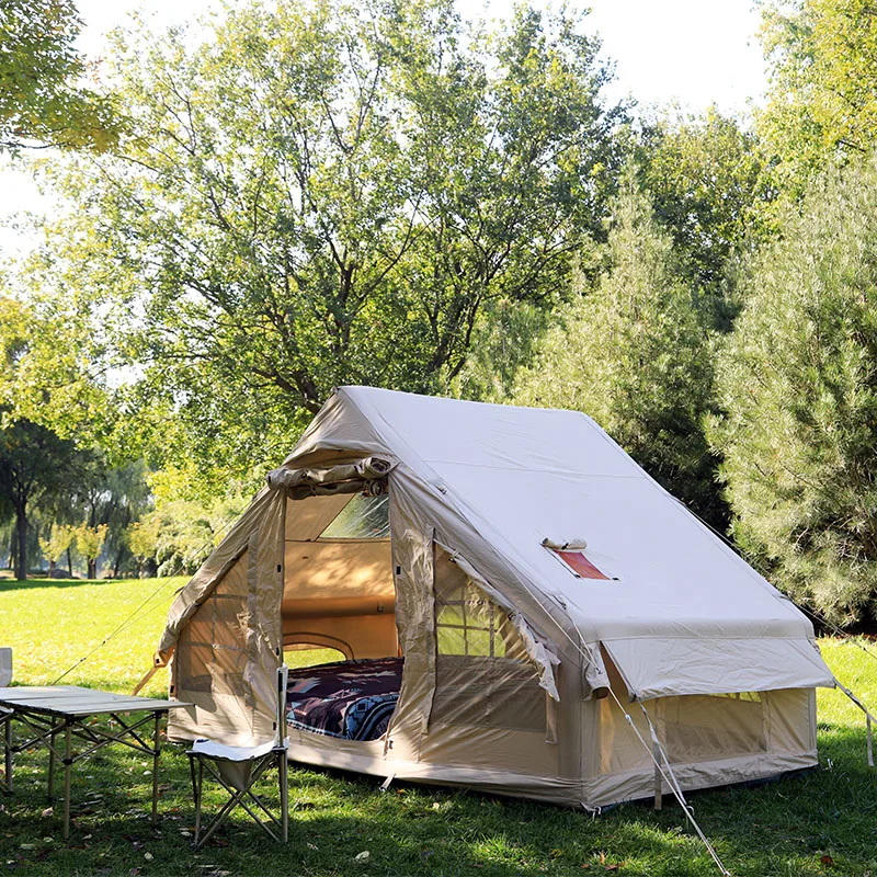 Портативная уличная воздушная палатка для глэмпинга, водонепроницаемая Оксфордская надувная палатка с А-образной рамкой для легкого туристического кемпинга, выставки
Портативная уличная воздушная палатка для глэмпинга, водонепроницаемая Оксфордская надувная палатка с А-образной рамкой для легкого туристического кемпинга, выставки