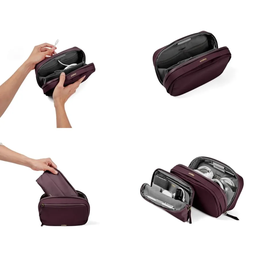 2-in-1 Tech Accessory Pouch with Detachable Slim Sleeve Travel Electronics Organizer for Cables, Chargers, Earbuds, Power Bank
2-in-1 Tech Accessory Pouch with Detachable Slim Sleeve Travel Electronics Organizer for Cables, Chargers, Earbuds, Power Bank