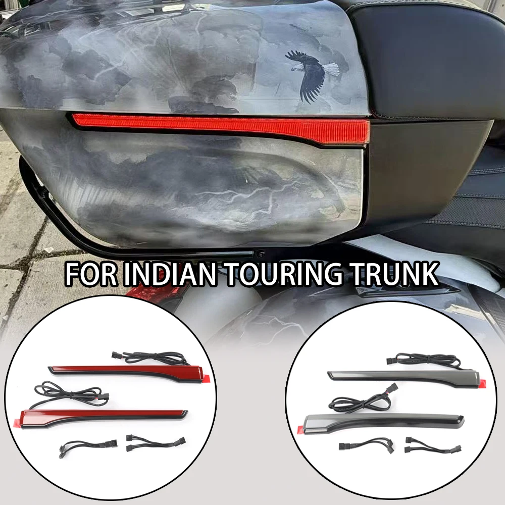 Светодиодные боковые фонари багажника SPAR для мотоцикла Indian Touring Roadmaster/Limited/Pursuit/Dark Horse 2025, водонепроницаемые декоративные 
Светодиодные боковые фонари багажника SPAR для мотоцикла Indian Touring Roadmaster/Limited/Pursuit/Dark Horse 2025, водонепроницаемые декоративные