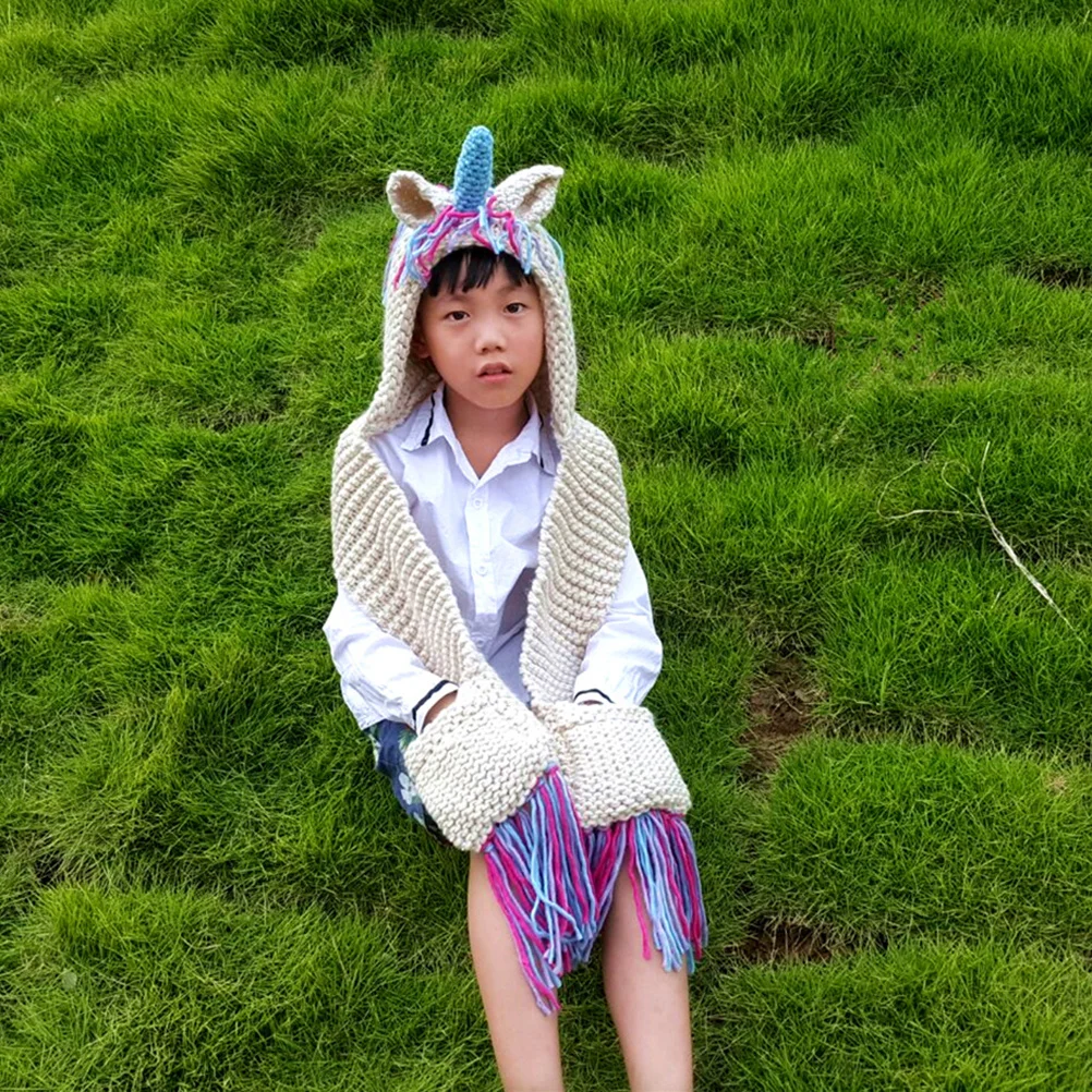 Kids Unicorn Hat One Size Fit All Knit Winter Cap with Neck Warmer Soft Thermal Beanie for Cold Weather Playtime Gift
Kids Unicorn Hat One Size Fit All Knit Winter Cap with Neck Warmer Soft Thermal Beanie for Cold Weather Playtime Gift
