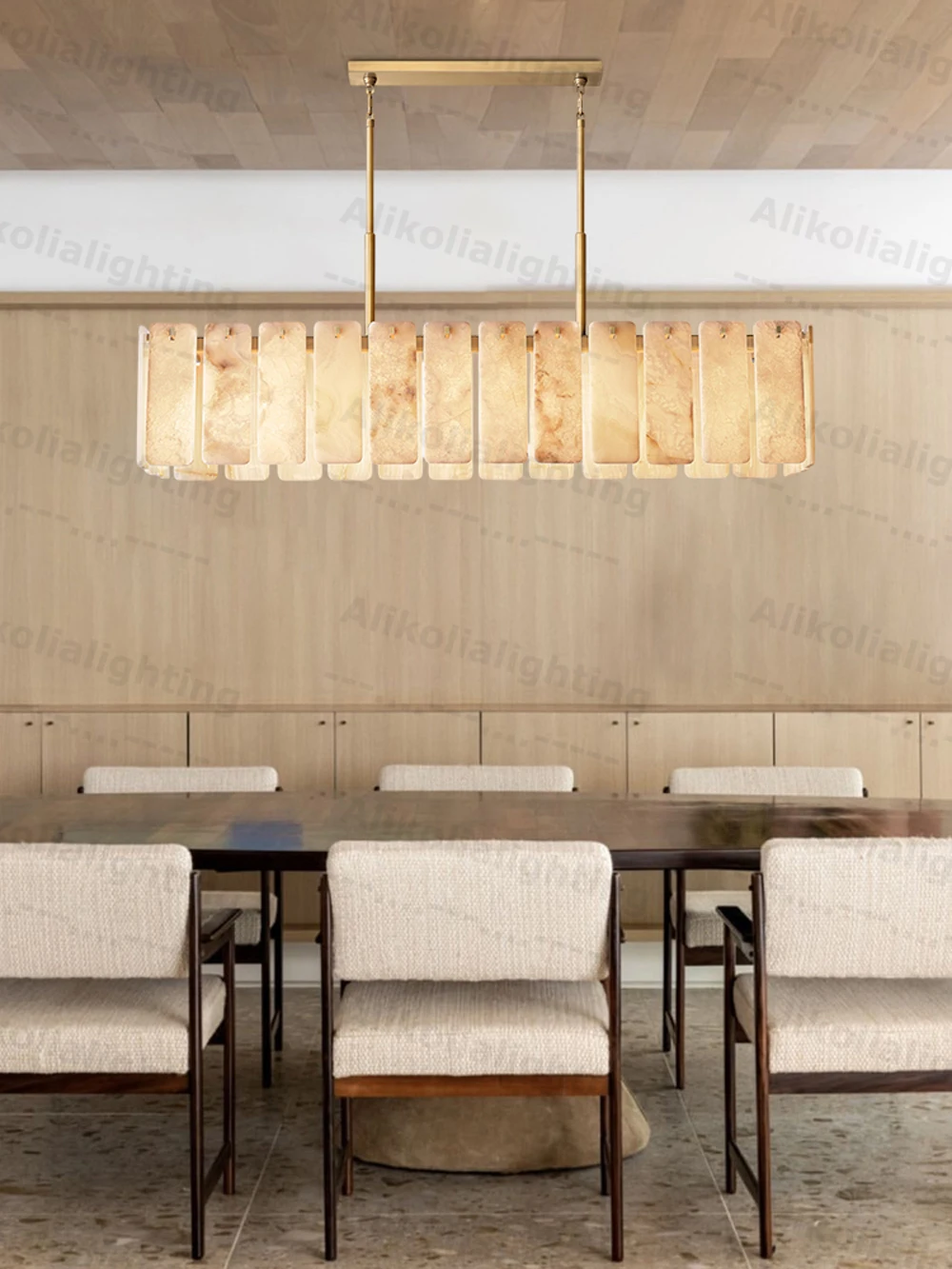 Retro American Natural Marble Dimmable LED Chandelier Alabaster Pendant Light Suspension Luminaire Lampen For Foyer Dinning Room
Retro American Natural Marble Dimmable LED Chandelier Alabaster Pendant Light Suspension Luminaire Lampen For Foyer Dinning Room