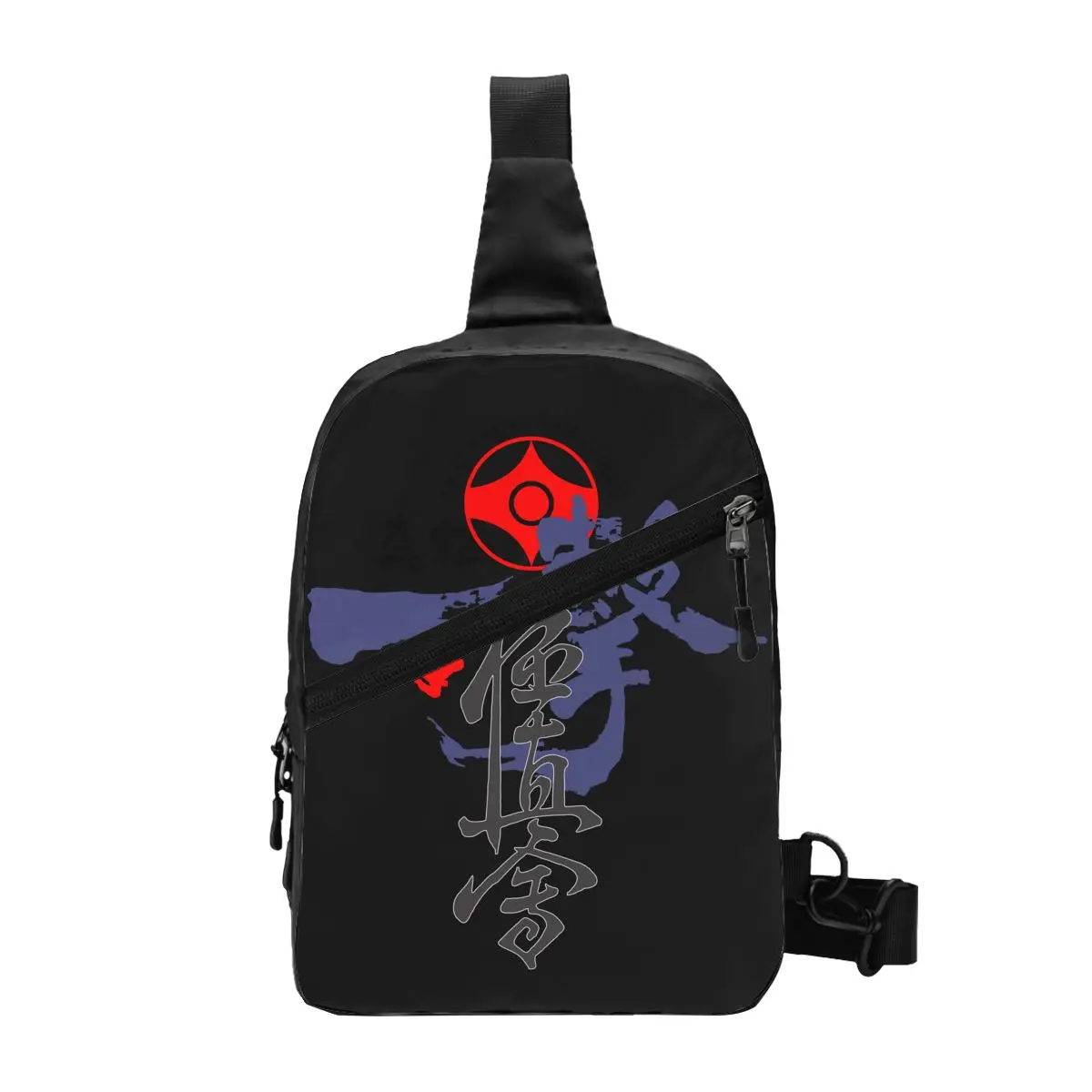 Custom Kyokushi Karate Sling Chest Crossbody Bag Men Fashion Martial Arts Shoulder Backpack for Camping Biking
Custom Kyokushi Karate Sling Chest Crossbody Bag Men Fashion Martial Arts Shoulder Backpack for Camping Biking