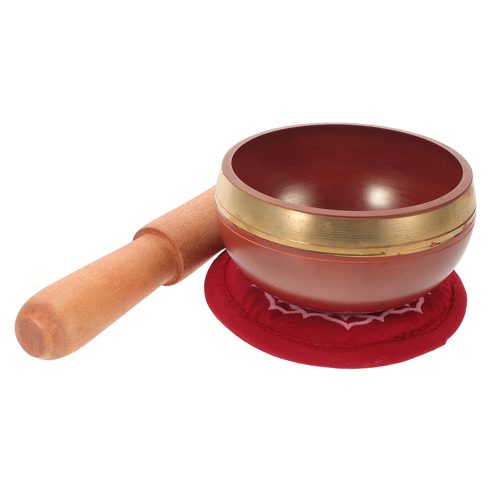 1 Set Tibetan Singing Handmade Copper Sound Bowl With Wooden Mallet Cushion For Meditation Yoga Decorative Accessories
1 Set Tibetan Singing Handmade Copper Sound Bowl With Wooden Mallet Cushion For Meditation Yoga Decorative Accessories