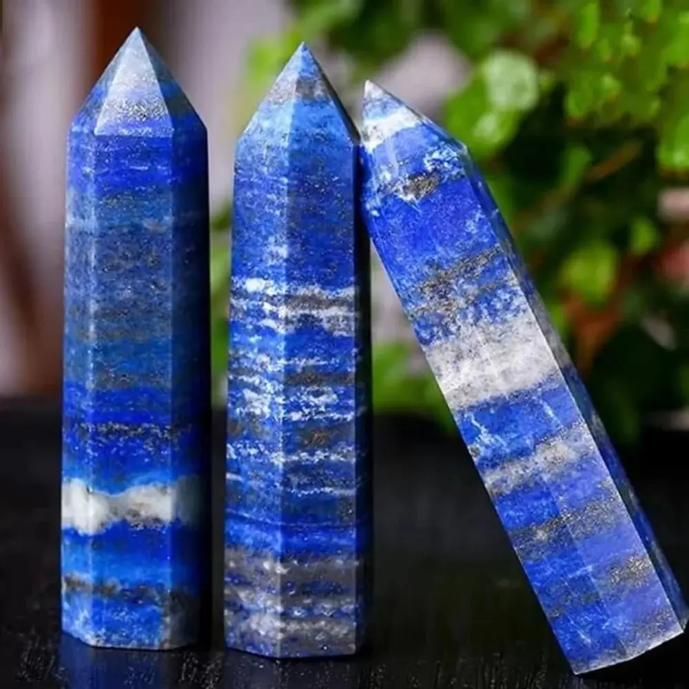 Natural Lapis Lazuli Points Crystal Obelisk Point Tower Mineral Specimen Reiki and Chakra Healing Desk Decor
Natural Lapis Lazuli Points Crystal Obelisk Point Tower Mineral Specimen Reiki and Chakra Healing Desk Decor