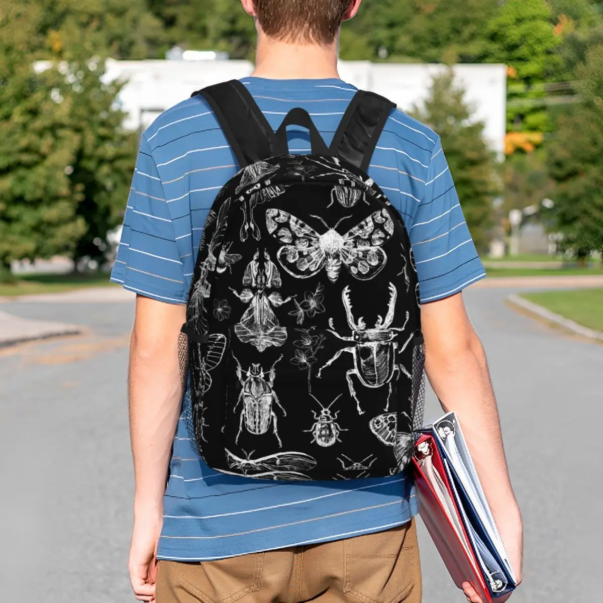 Vintage Insect Bug Themed Backpack Student BookBag Children School Bag Laptop Shoulder Bags for Men Women
Vintage Insect Bug Themed Backpack Student BookBag Children School Bag Laptop Shoulder Bags for Men Women