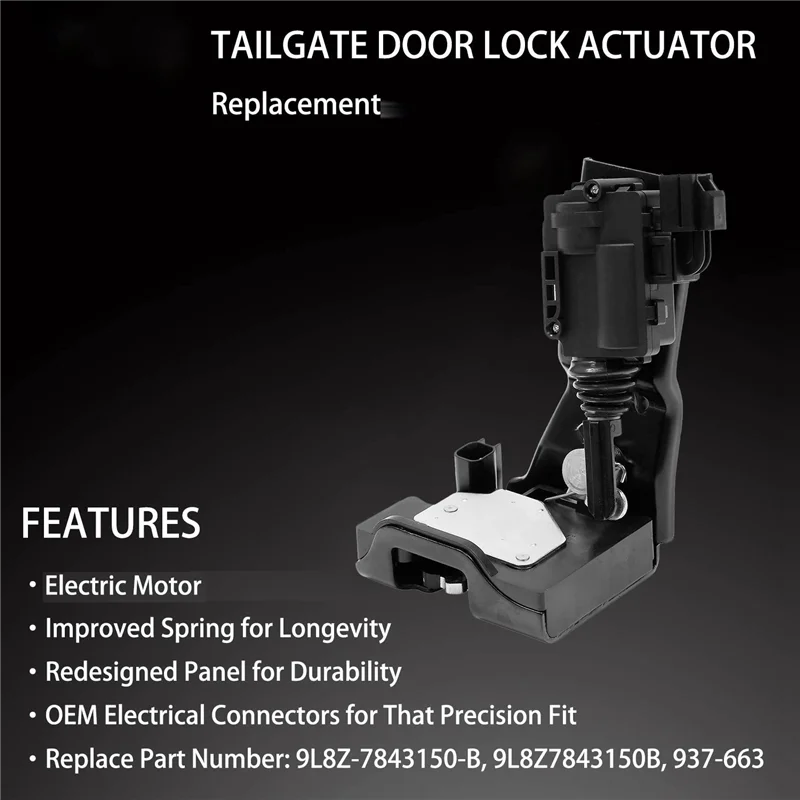 Car Tailgate Latch Locker 9L8Z-7843150-B For Ford Escape Mercury Mazda Tribute 2009-2011 Rear Door Latch Actuator 937663
Car Tailgate Latch Locker 9L8Z-7843150-B For Ford Escape Mercury Mazda Tribute 2009-2011 Rear Door Latch Actuator 937663