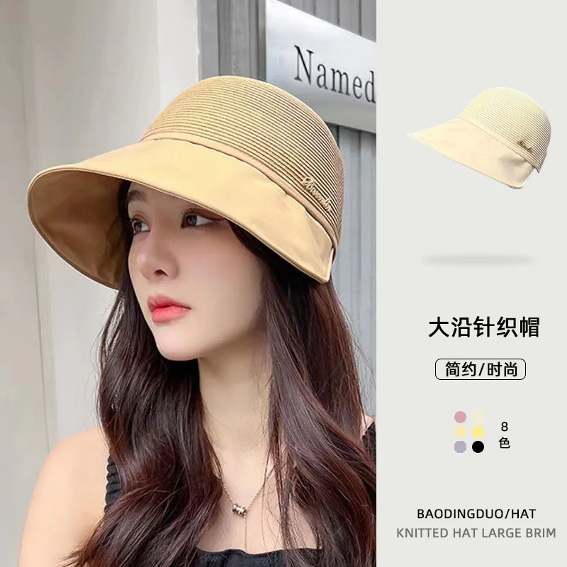 Custom. Summer Hat Women's Korean-Style-Proof Straw Hat Beach Breathable Fashion Peaked Cap All-Matching H
Custom. Summer Hat Women's Korean-Style-Proof Straw Hat Beach Breathable Fashion Peaked Cap All-Matching H