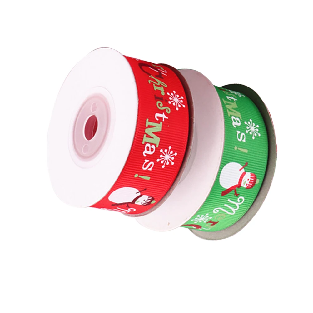 2 Rolls Snowman Ribbon Christmas Double Side Gift DIY Ribbons Wrapping Strip Package
2 Rolls Snowman Ribbon Christmas Double Side Gift DIY Ribbons Wrapping Strip Package