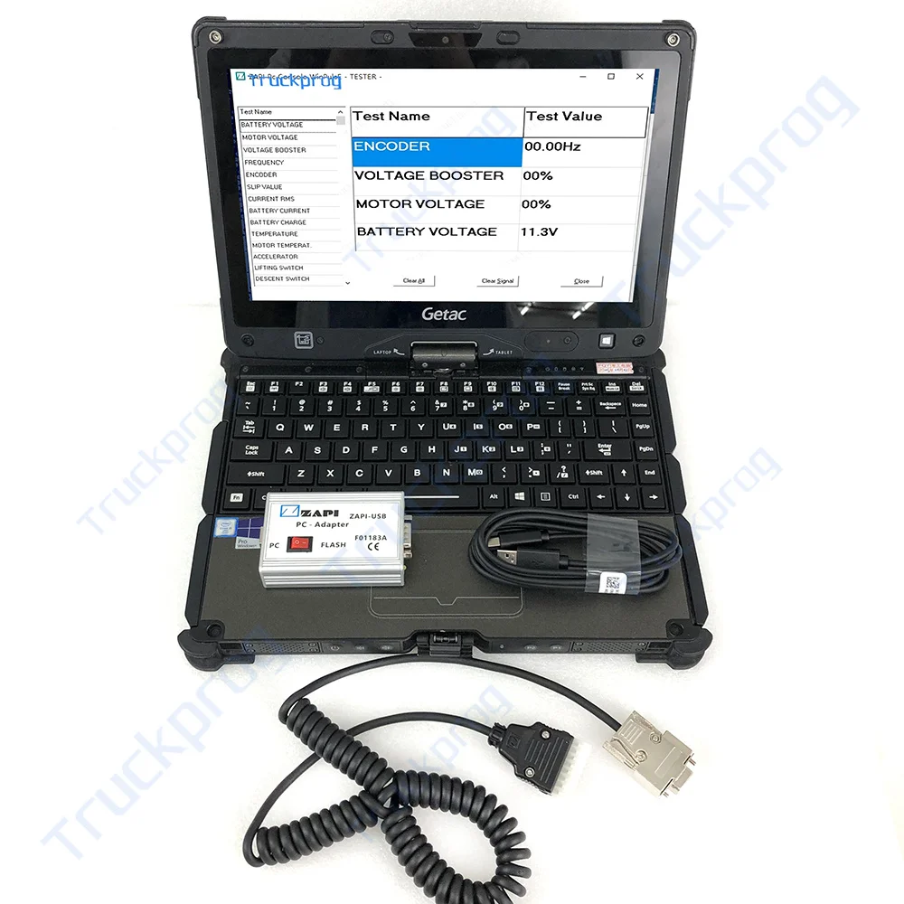 Getac Laptop for zapi pc console controller ZAPI programmer data cable ZAPI-USB electric controller diagnostic tool