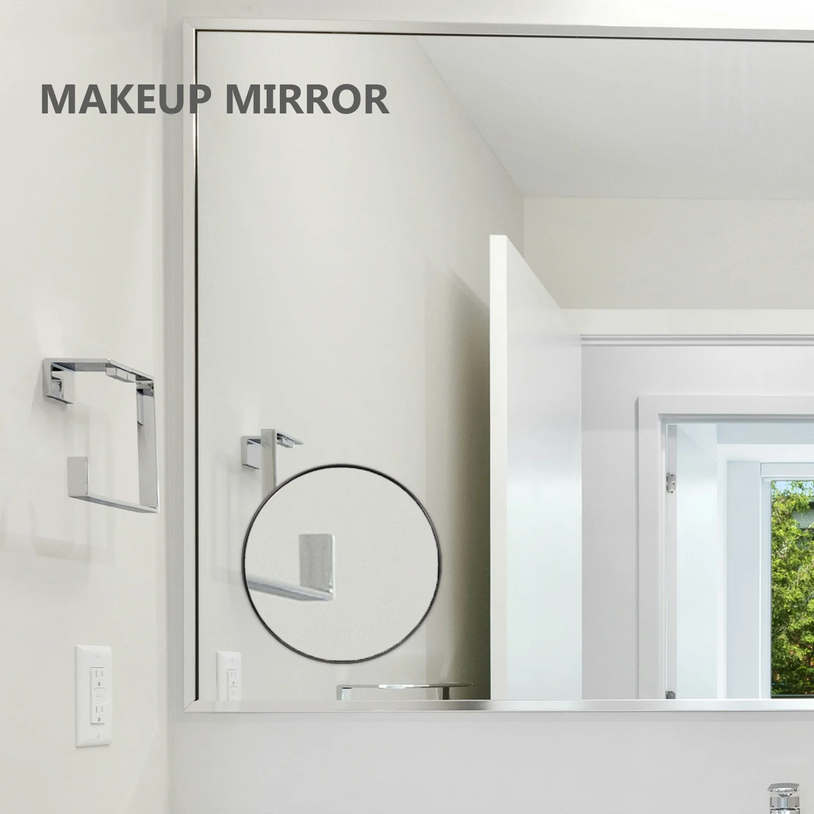 Single Side Magnifying Mirror Nail-Free Round Suction Cup Portable Makeup Mirror for Bathroom Vanity Travel Daily Use
Single Side Magnifying Mirror Nail-Free Round Suction Cup Portable Makeup Mirror for Bathroom Vanity Travel Daily Use