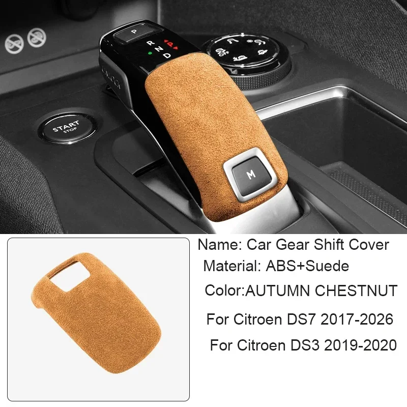 For CITROEN DS3 DS7 2017-2026 Car ABS Suede Gear Head Decoration Cover Auto Gear Lever Protect Shell Interior Accessory
For CITROEN DS3 DS7 2017-2026 Car ABS Suede Gear Head Decoration Cover Auto Gear Lever Protect Shell Interior Accessory