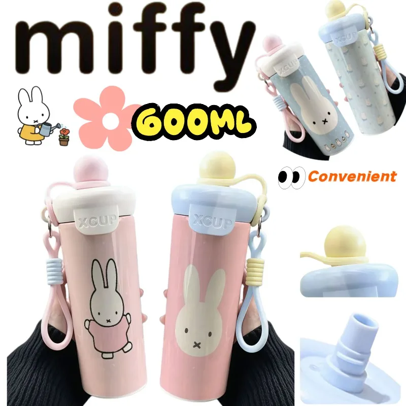 Miffy Cute Cartoon Surrounding High Color Value Stainless Steel Straw Thermos Cup Large Capacity Convenient Student Travel Cup
Miffy Cute Cartoon Surrounding High Color Value Stainless Steel Straw Thermos Cup Large Capacity Convenient Student Travel Cup