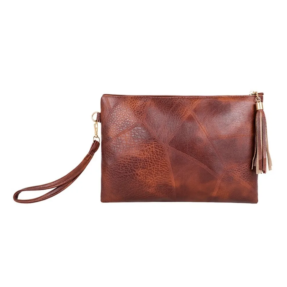 Portable Tassel Handheld Bag Korean Style PU Leather Zipper Coin Purse Earphone Pouch Handbag Small Item Bag Travel
Portable Tassel Handheld Bag Korean Style PU Leather Zipper Coin Purse Earphone Pouch Handbag Small Item Bag Travel