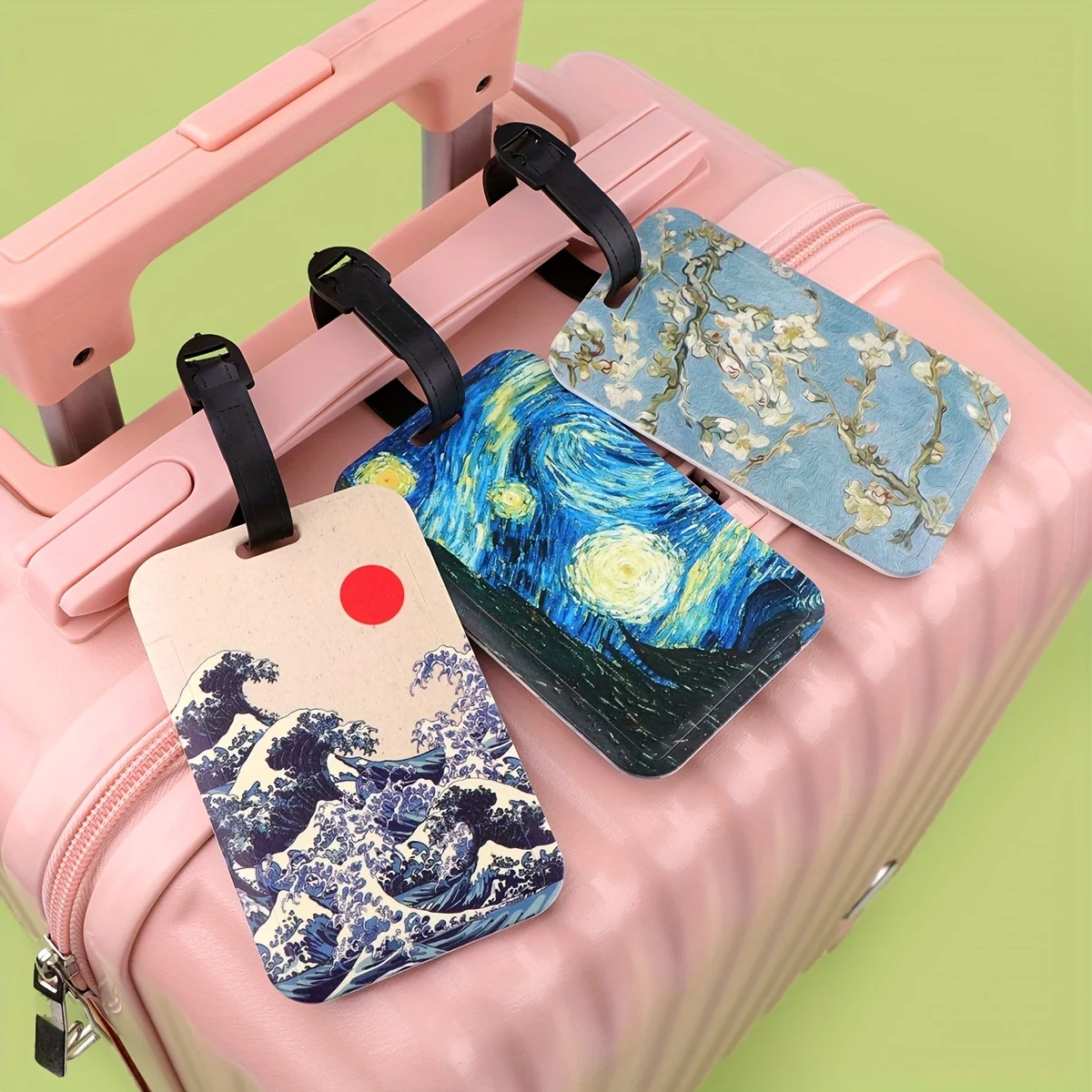 Creative Luggage Tags Inspired by Van Gogh's Art, the Perfect Travel Accessory. Includes a Portable Identification Tag Suitable for Your Luggage.
Creative Luggage Tags Inspired by Van Gogh's Art, the Perfect Travel Accessory. Includes a Portable Identification Tag Suitable for Your Luggage.