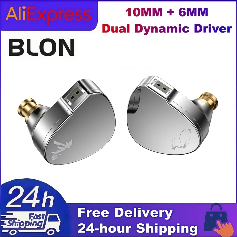 Наушники-вкладыши BLON BOOK 10MM + 6MM с двойным динамическим драйвером HiFi и высококачественным посеребренным кабелем
Наушники-вкладыши BLON BOOK 10MM + 6MM с двойным динамическим драйвером HiFi и высококачественным посеребренным кабелем