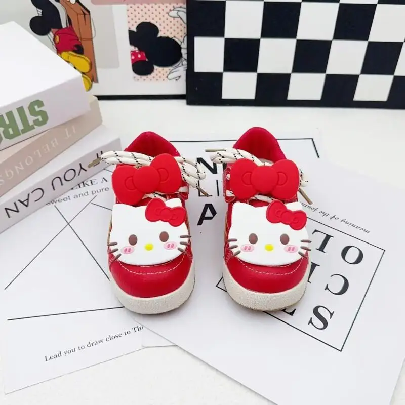 Sanrio Hello Kitty Cartoon Sneakers Soft Sole Casual Shoes for Girls Kids Autumn New Cute Children Shoes Fashion Board Shoes
Sanrio Hello Kitty Cartoon Sneakers Soft Sole Casual Shoes for Girls Kids Autumn New Cute Children Shoes Fashion Board Shoes