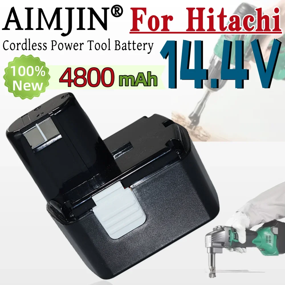 14.4V Rechargeable Cordless Power Tool Battery 4800mAh For Hitachi EB14S DS14DL DV14DL CJ14DL DS14DVF3
14.4V Rechargeable Cordless Power Tool Battery 4800mAh For Hitachi EB14S DS14DL DV14DL CJ14DL DS14DVF3