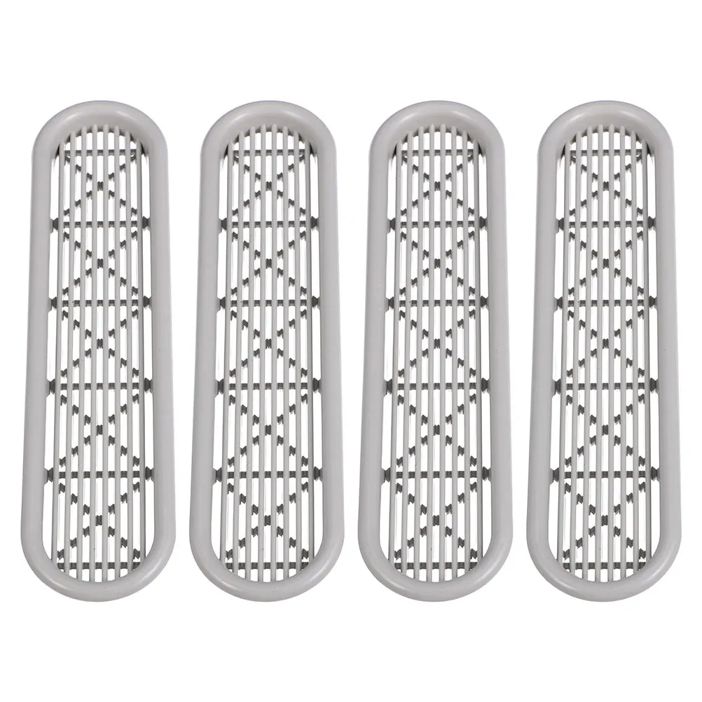 4 Pcs Ventilation Grid Accessories Modern Plastic Air Vents Cover Wardrobe Shoe Cabinet Louvered Side Wall Grille Durable Home
4 Pcs Ventilation Grid Accessories Modern Plastic Air Vents Cover Wardrobe Shoe Cabinet Louvered Side Wall Grille Durable Home