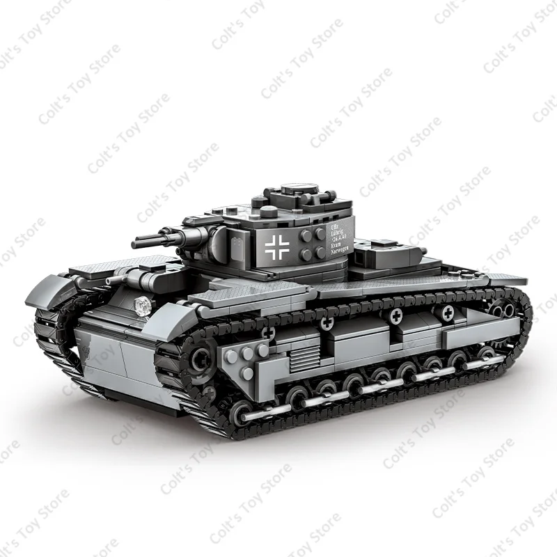 WW2 Germany Army Military Weapon NbFz Heavy Tank Model Building Blocks Multi Turret Chariot Vehicle Bricks Set Toy Kids Gifs
WW2 Germany Army Military Weapon NbFz Heavy Tank Model Building Blocks Multi Turret Chariot Vehicle Bricks Set Toy Kids Gifs