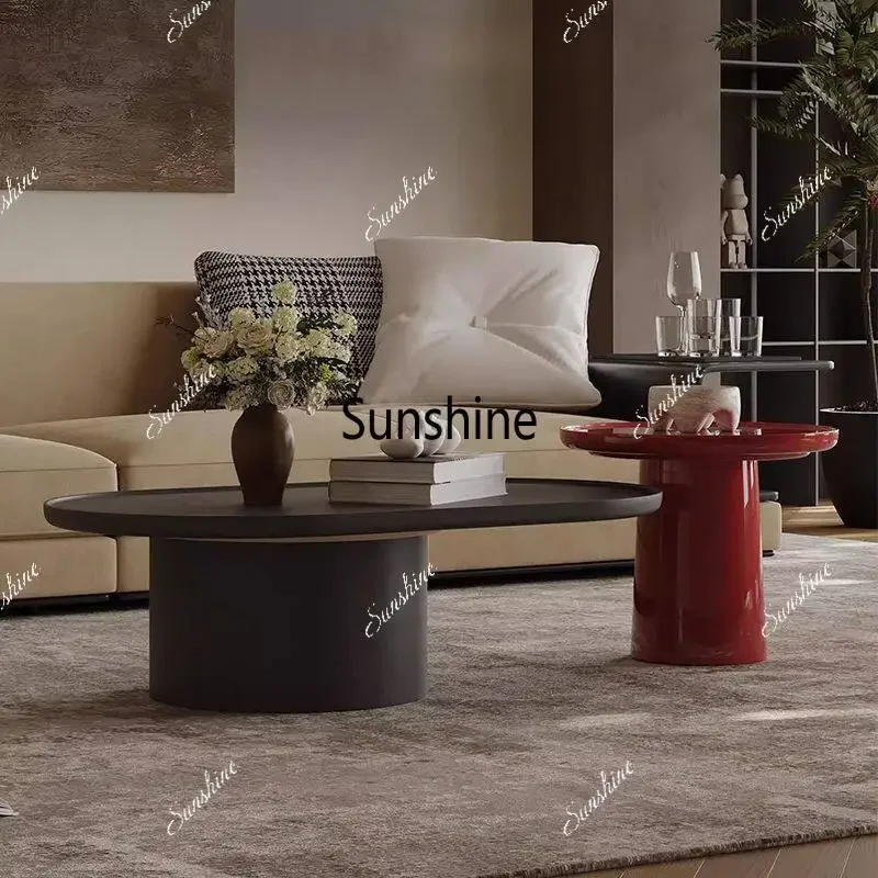 Nordic living room oval coffee table small apartment simple modern coffee table combinationTJ
Nordic living room oval coffee table small apartment simple modern coffee table combinationTJ