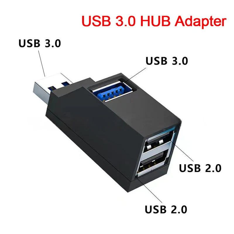 1pc Usb 3.0 Extender Car Splitter Multi Port Usb 2.0 Laptop Office Multi Function Reading Usb Disk Charging Adapter One To Three
1pc Usb 3.0 Extender Car Splitter Multi Port Usb 2.0 Laptop Office Multi Function Reading Usb Disk Charging Adapter One To Three