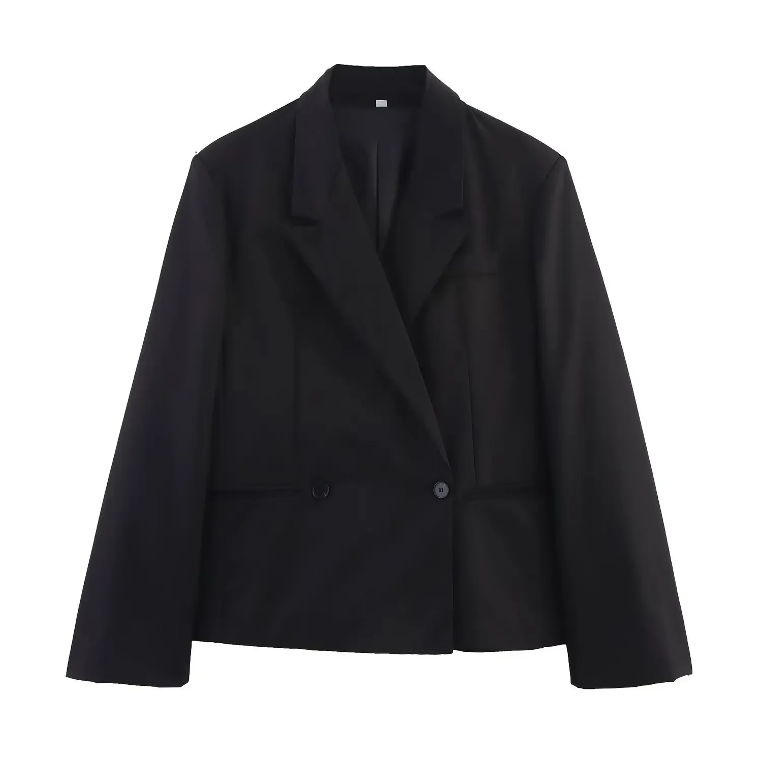 Pop Women's Double Breasted Loose Casual Suit Jacket with Lapel Button Decoration for Spring New Women's Clothing
Pop Women's Double Breasted Loose Casual Suit Jacket with Lapel Button Decoration for Spring New Women's Clothing