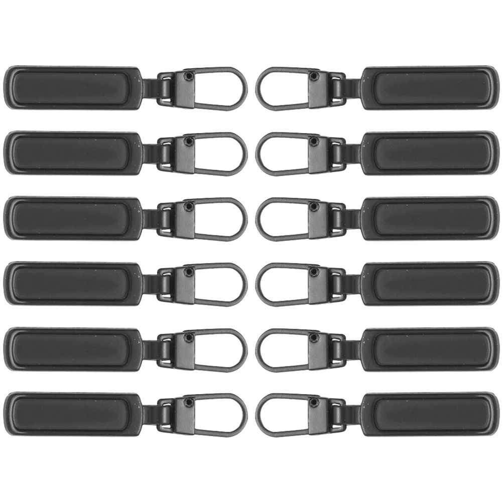 12 Pcs DIY Zipper Replacement Pull Adjustable Hardware Fixer Alloy Detachable Puller Pulls for Backpacks Luggage
12 Pcs DIY Zipper Replacement Pull Adjustable Hardware Fixer Alloy Detachable Puller Pulls for Backpacks Luggage