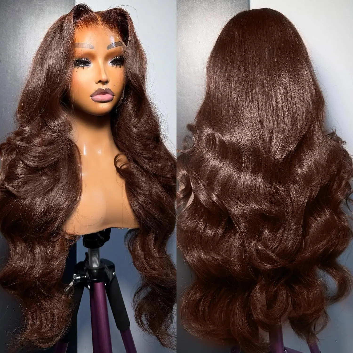 30-дюймовый парик с кружевной передней частью, шоколадно-коричневый, из натуральных волос, плотность 200%, 13x4 HD, с эффектом Body Wave, предварительно пророщенный, цветные коричневые парики с фронтальной частью для женщин
30-дюймовый парик с кружевной передней частью, шоколадно-коричневый, из натуральных волос, плотность 200%, 13x4 HD, с эффектом Body Wave, предварительно пророщенный, цветные коричневые парики с фронтальной частью для женщин