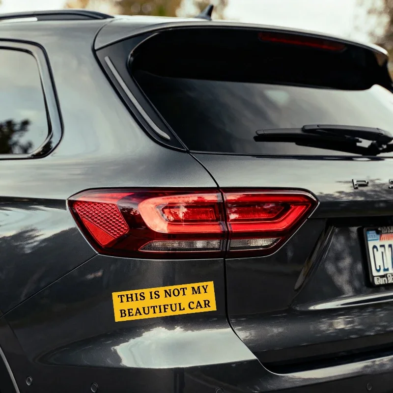 Bumper Sticker | Fun, quirky car sticker made of premium outdoor grade vinyl for durability"This Is Not My Car"
Bumper Sticker | Fun, quirky car sticker made of premium outdoor grade vinyl for durability"This Is Not My Car"