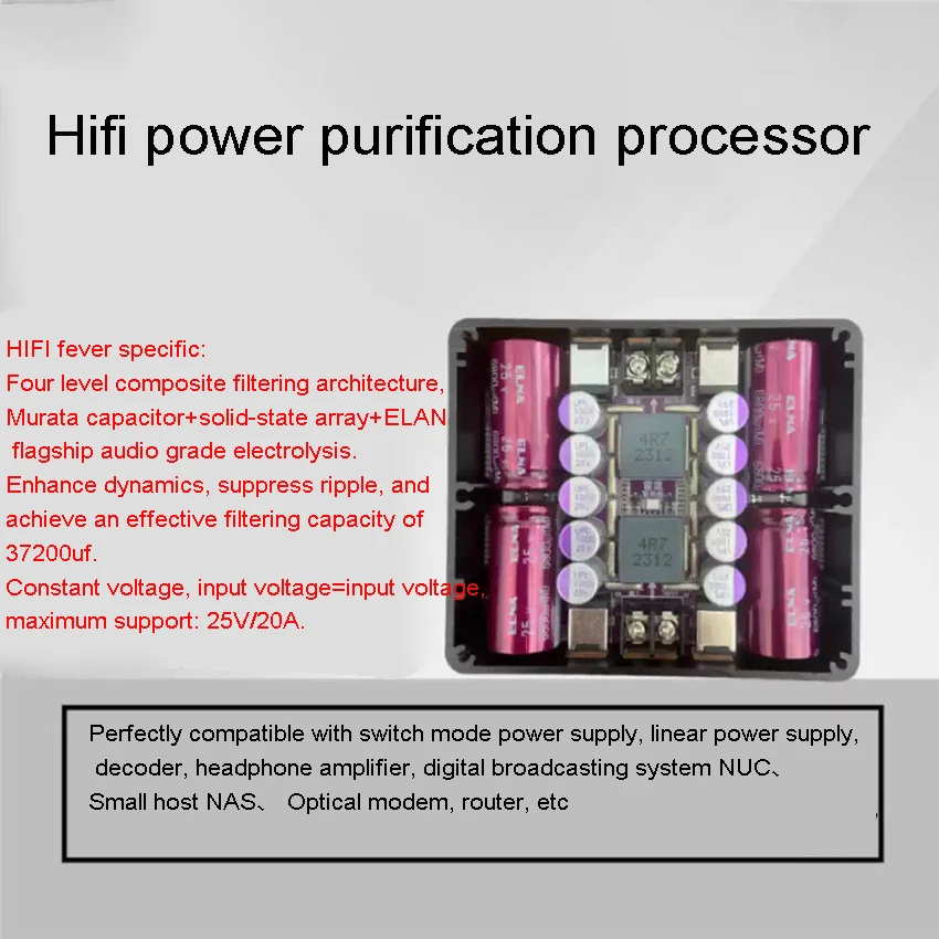 Hifi Power Purification Processor Filter Audio Purification Noise Reduction Fever Reduction
Hifi Power Purification Processor Filter Audio Purification Noise Reduction Fever Reduction