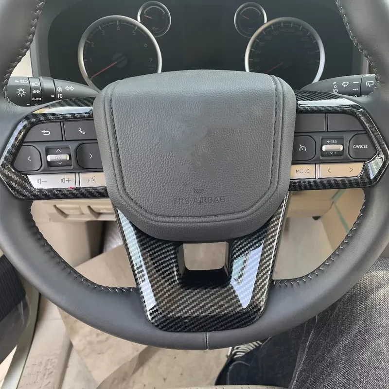 For Toyota Land Cruiser 300 LC300 2024 Accessories Steering Wheel Switch Button Frame Cover Trims ABS Carbon Garnish 2022 2023
For Toyota Land Cruiser 300 LC300 2024 Accessories Steering Wheel Switch Button Frame Cover Trims ABS Carbon Garnish 2022 2023
