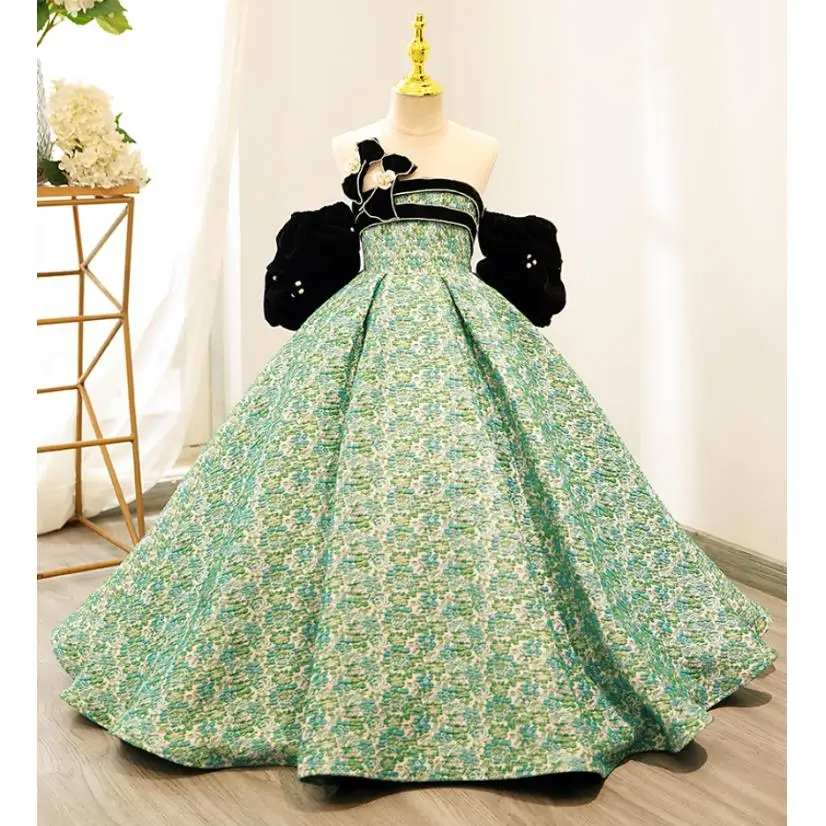 High-End Luxury Children's Prom Evening Gown Bow Design Kids Catwalk Birthday Party Wedding Girl's Princess Dress A2995
High-End Luxury Children's Prom Evening Gown Bow Design Kids Catwalk Birthday Party Wedding Girl's Princess Dress A2995