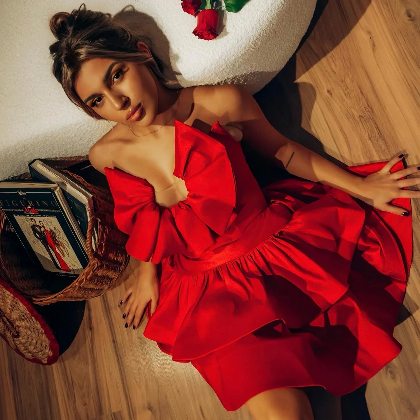 Beautiful Newest Red Satin Short Women Dresses With Ruffles Details Off The Shoulder A-line Min Date Dress Birthday Dress
Beautiful Newest Red Satin Short Women Dresses With Ruffles Details Off The Shoulder A-line Min Date Dress Birthday Dress