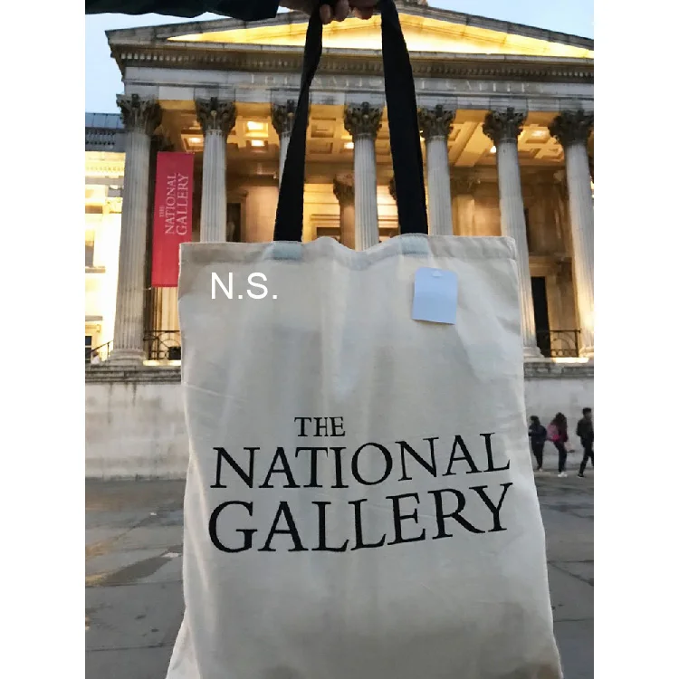 National Gallery Canvas Bag Thin Model Museum Logo Faionable Tote Bag Single oulder Cotton Bag ex oulder Bag
National Gallery Canvas Bag Thin Model Museum Logo Faionable Tote Bag Single oulder Cotton Bag ex oulder Bag