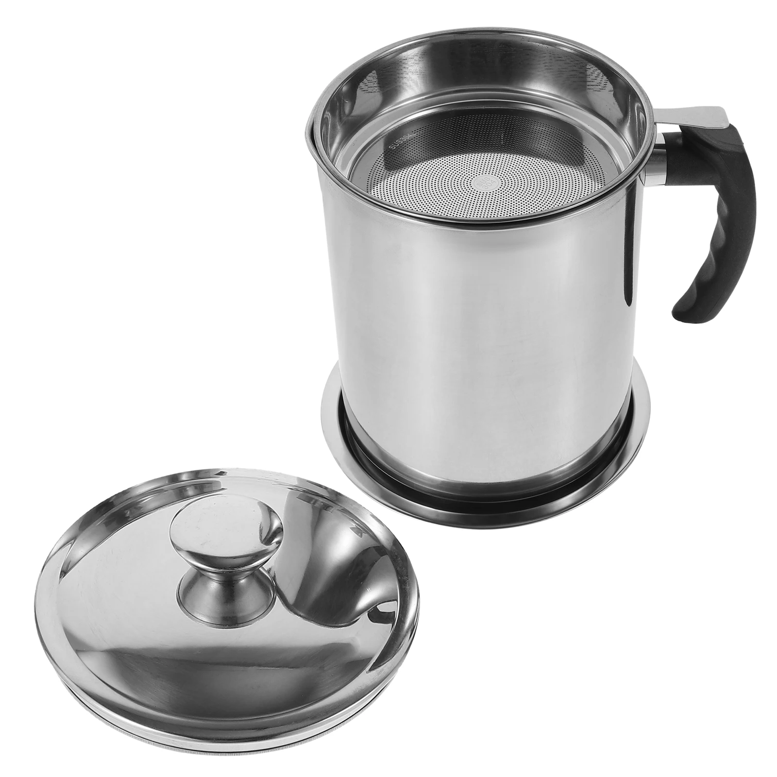 Stainless Steel Lard Tank Grease Container Cooking Can Mesh Strainer Kitchen Wrought Iron Non Rust Store Used Oil Coconut Oil
Stainless Steel Lard Tank Grease Container Cooking Can Mesh Strainer Kitchen Wrought Iron Non Rust Store Used Oil Coconut Oil
