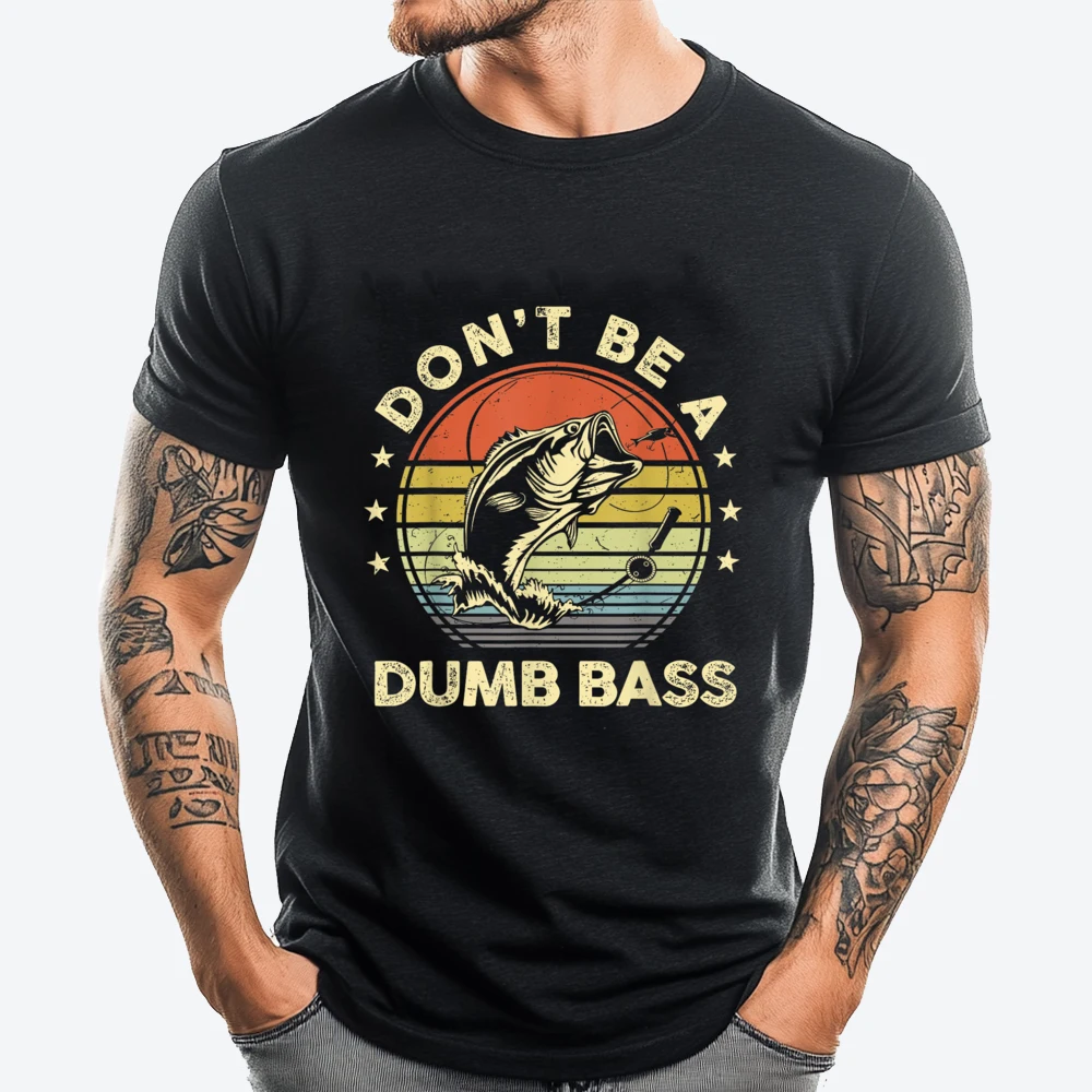 Funny Fishing Shirt Dont Be Dumb Bass Fish Funny Dad Teeshirt Christmas Shirt Plus Size Valentine's Day Gift T-shirts for Men
Funny Fishing Shirt Dont Be Dumb Bass Fish Funny Dad Teeshirt Christmas Shirt Plus Size Valentine's Day Gift T-shirts for Men