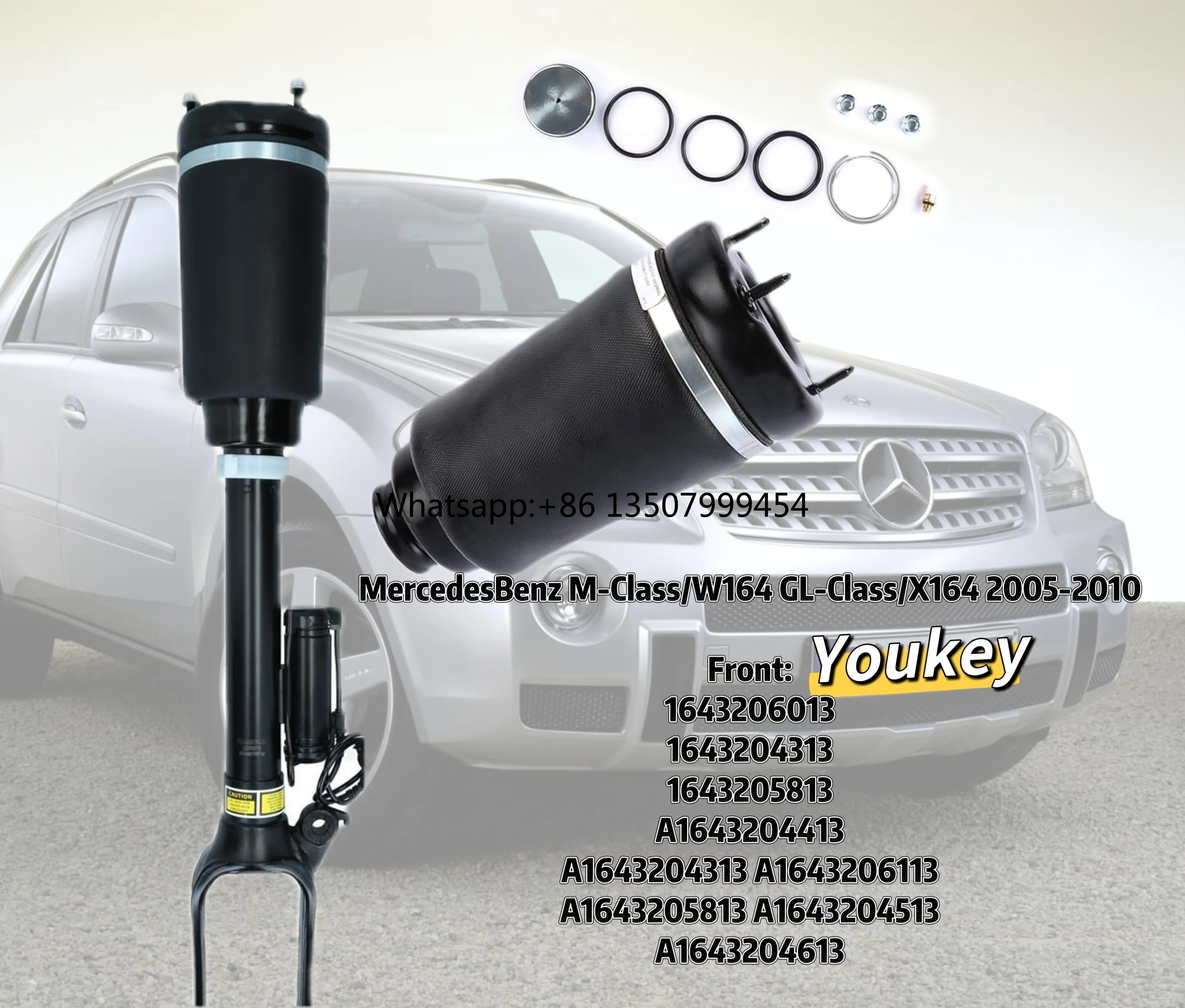 Original Factory Air Suspension Spring Ultimate Kit Shock Absorber for Mercedes-Benz M-Class/W164 GL-Class/X164 2005-2010
Original Factory Air Suspension Spring Ultimate Kit Shock Absorber for Mercedes-Benz M-Class/W164 GL-Class/X164 2005-2010