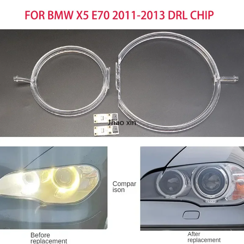 Для BMW X5 E70 2011-2013 автомобильные фары DRL световые полосы ангельские глазки чип балластный модуль освещения аксессуары для обслуживания
Для BMW X5 E70 2011-2013 автомобильные фары DRL световые полосы ангельские глазки чип балластный модуль освещения аксессуары для обслуживания