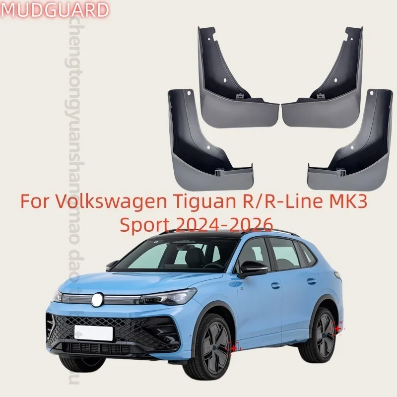 Mud Flaps For Volkswagen Tiguan R/R-Line MK3 Sport 2024-2026 4Pcs Front Rear Splash Guards PP Material Car Fender Mudguards Auto
Mud Flaps For Volkswagen Tiguan R/R-Line MK3 Sport 2024-2026 4Pcs Front Rear Splash Guards PP Material Car Fender Mudguards Auto