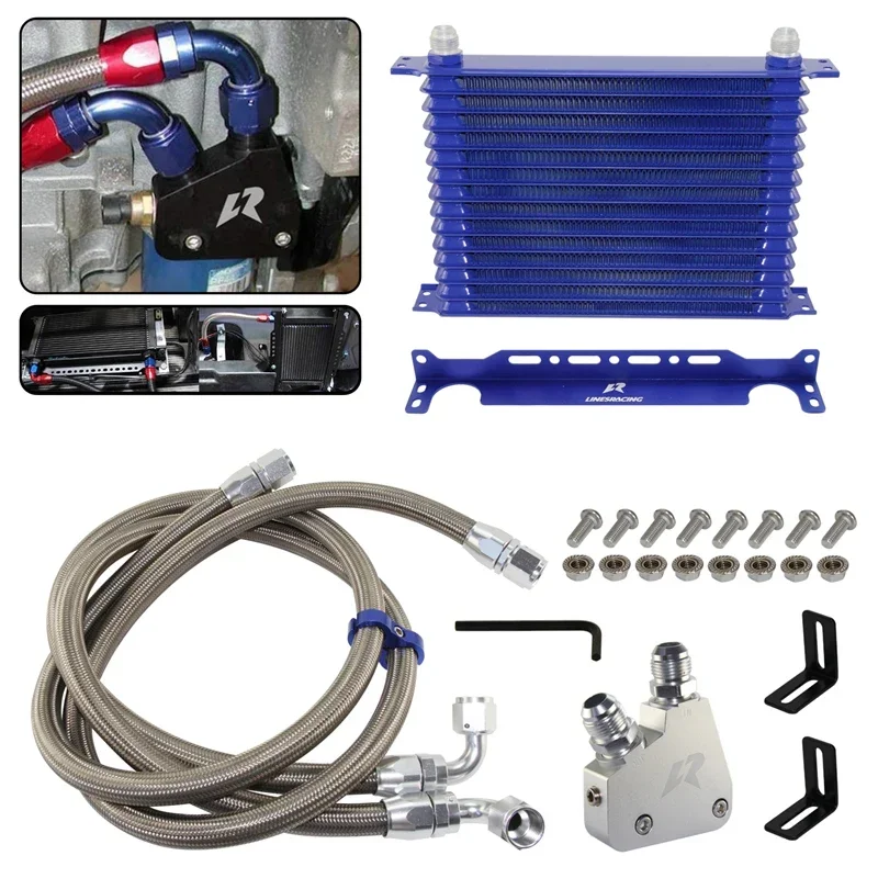 For Chevrolet Corvette C6/C5/C7, Cadillac CTS-V, GM CK 2004 - 2006: AN10 Blue 10/13/15 Row Oil Cooler Kit
For Chevrolet Corvette C6/C5/C7, Cadillac CTS-V, GM CK 2004 - 2006: AN10 Blue 10/13/15 Row Oil Cooler Kit