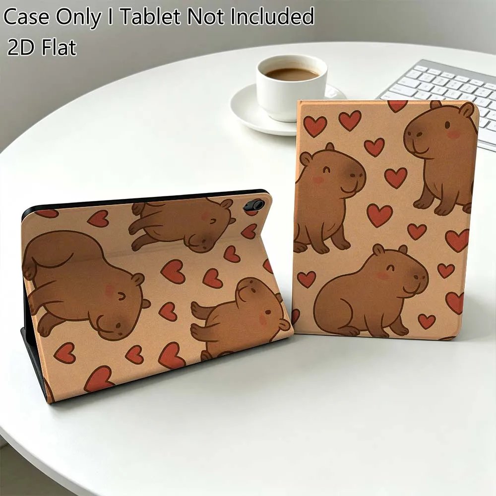Cute Capybara Design Art Gift For iPad Pro Air Mini 2 3 4 5 6 7 6th 7th 10th 11th 10.2 9.7 10.5 11 Foldable Tablet Case
Cute Capybara Design Art Gift For iPad Pro Air Mini 2 3 4 5 6 7 6th 7th 10th 11th 10.2 9.7 10.5 11 Foldable Tablet Case