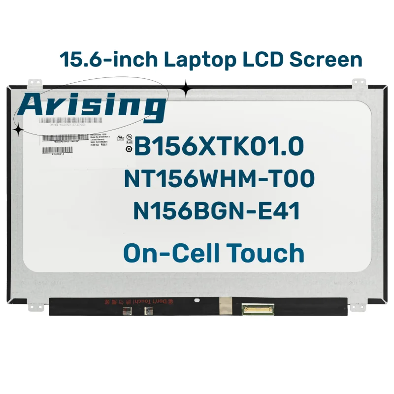15.6" Laptop Touch Screen B156XTK01.0 Fit N156BGN-E41 NT156WHM-T00 LTN156AT40-H01 HD1366x768 On-Cell Touch LCD Panel 40pin eDP
15.6" Laptop Touch Screen B156XTK01.0 Fit N156BGN-E41 NT156WHM-T00 LTN156AT40-H01 HD1366x768 On-Cell Touch LCD Panel 40pin eDP
