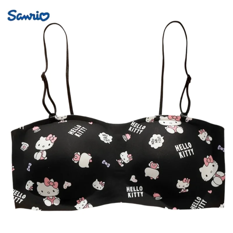 Strapless HelloKitty Invisible Lingerie Cartoon Bra Briefs Women Underwear Soft Comfortable Breathable Wireless Push Up Bra Girl
Strapless HelloKitty Invisible Lingerie Cartoon Bra Briefs Women Underwear Soft Comfortable Breathable Wireless Push Up Bra Girl