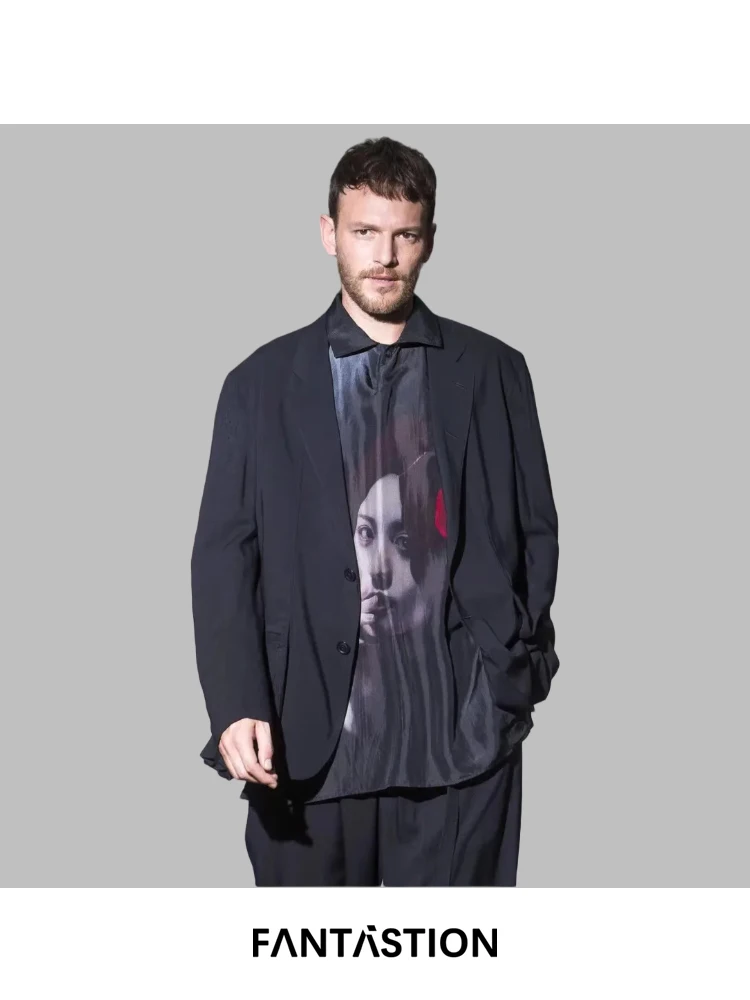 FANTASTION gothic-style reversible shirt unisex long sleeve oversized daily top with dual-wear front/back design shirts
FANTASTION gothic-style reversible shirt unisex long sleeve oversized daily top with dual-wear front/back design shirts