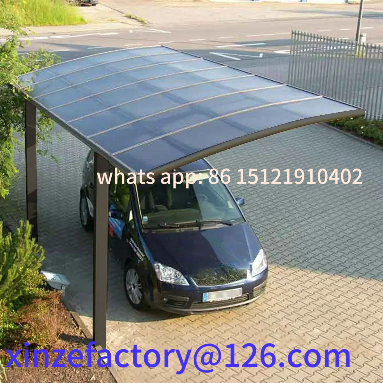 Be suitable for Custom 5x3m Cantilever Aluminum Carport with Polycarbonate Roof
Be suitable for Custom 5x3m Cantilever Aluminum Carport with Polycarbonate Roof
