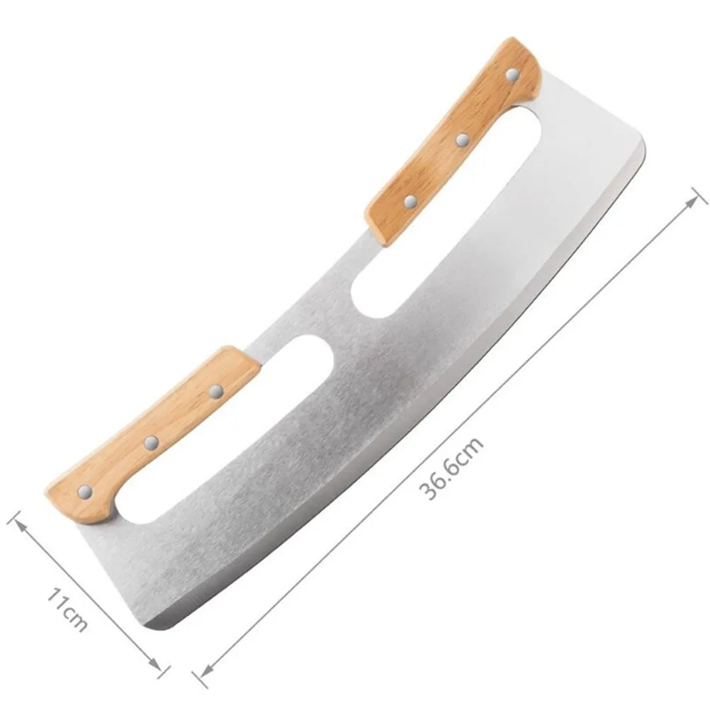 Pizza Double Handle Slicer Stainless Steel Rocking Blade Tool for Vegetable Slice Kitchen Barware
Pizza Double Handle Slicer Stainless Steel Rocking Blade Tool for Vegetable Slice Kitchen Barware