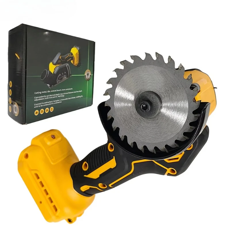 High-quality brushless cordless circular saw electric hand-held power cutting tool for metal, wood, tile, and plastic
High-quality brushless cordless circular saw electric hand-held power cutting tool for metal, wood, tile, and plastic