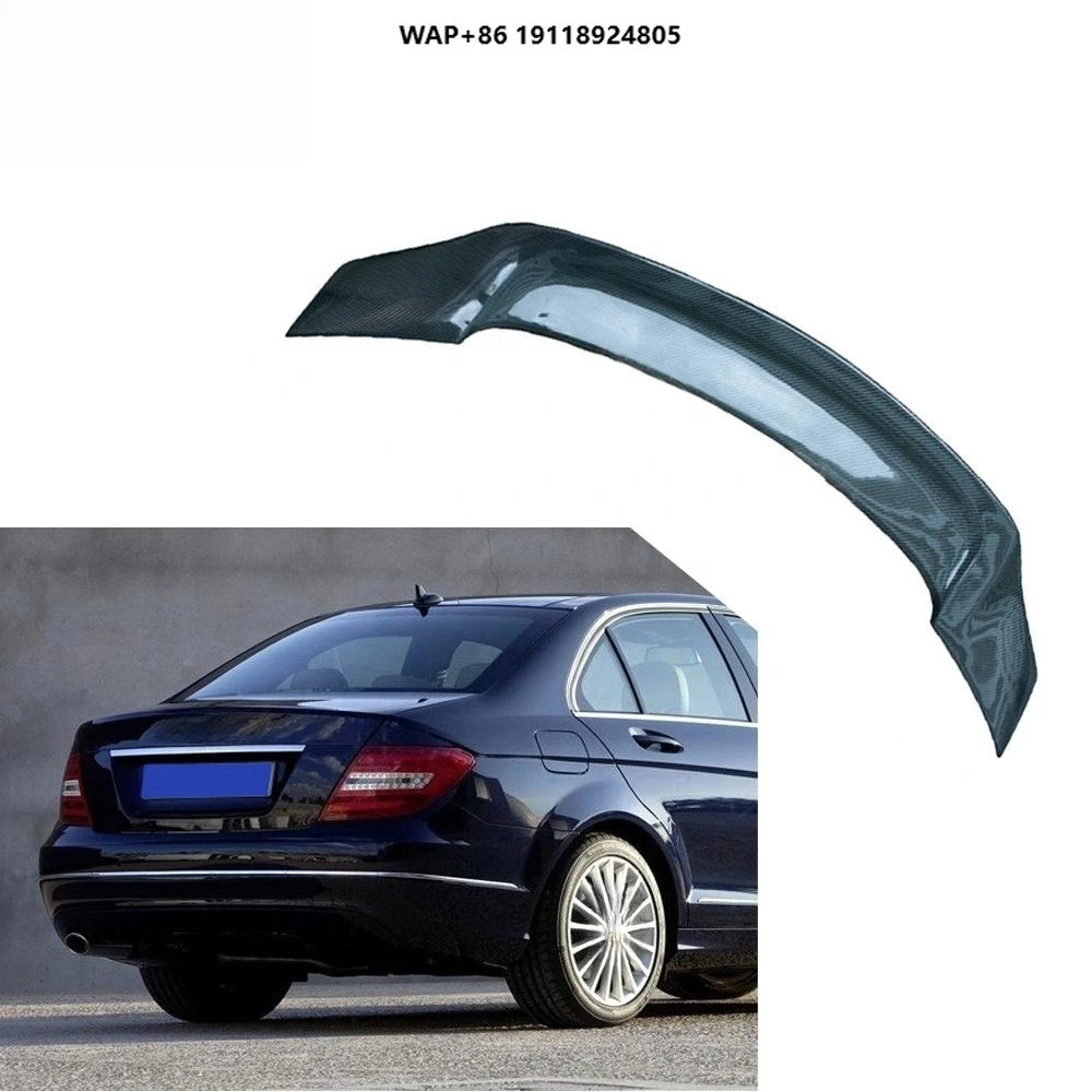 W204 C Class Carbon Fiber Rear Tail Spoiler for C250 C300 C180 C63 AMG Sedan 4-Door 2008-2013
W204 C Class Carbon Fiber Rear Tail Spoiler for C250 C300 C180 C63 AMG Sedan 4-Door 2008-2013